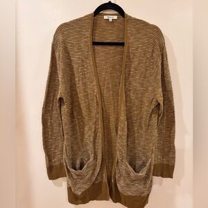 Madewell Striped Open-Front Cardigan – Size M